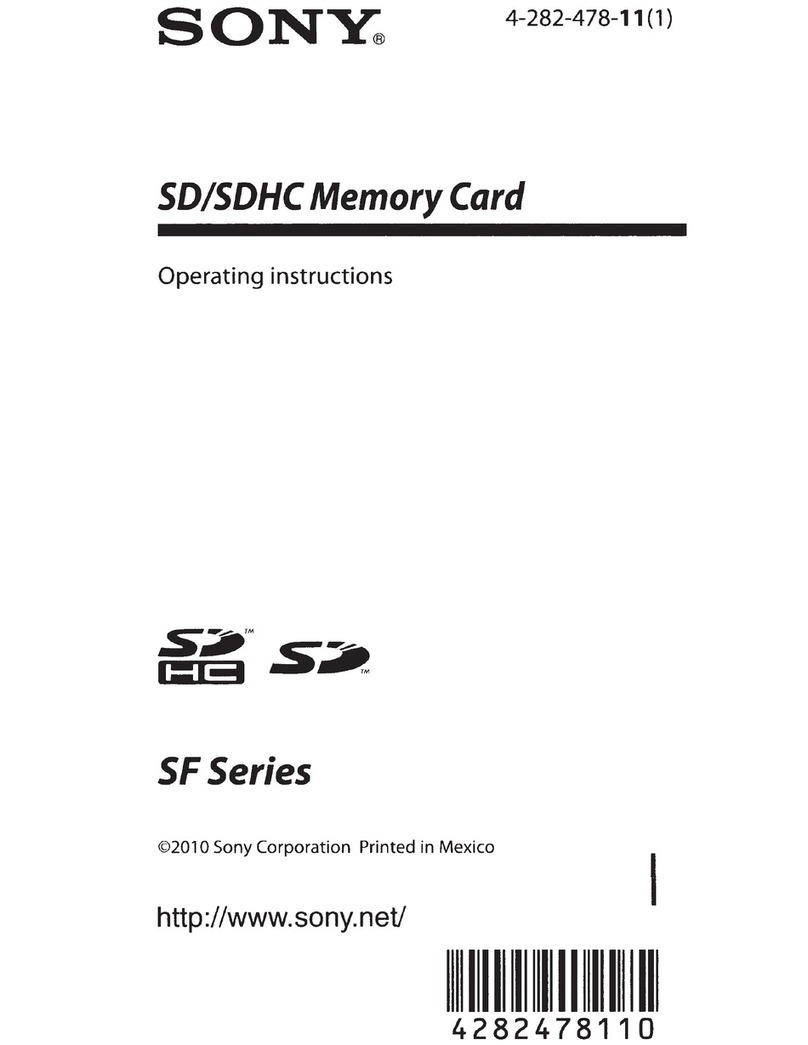 Sony SF Series User manual