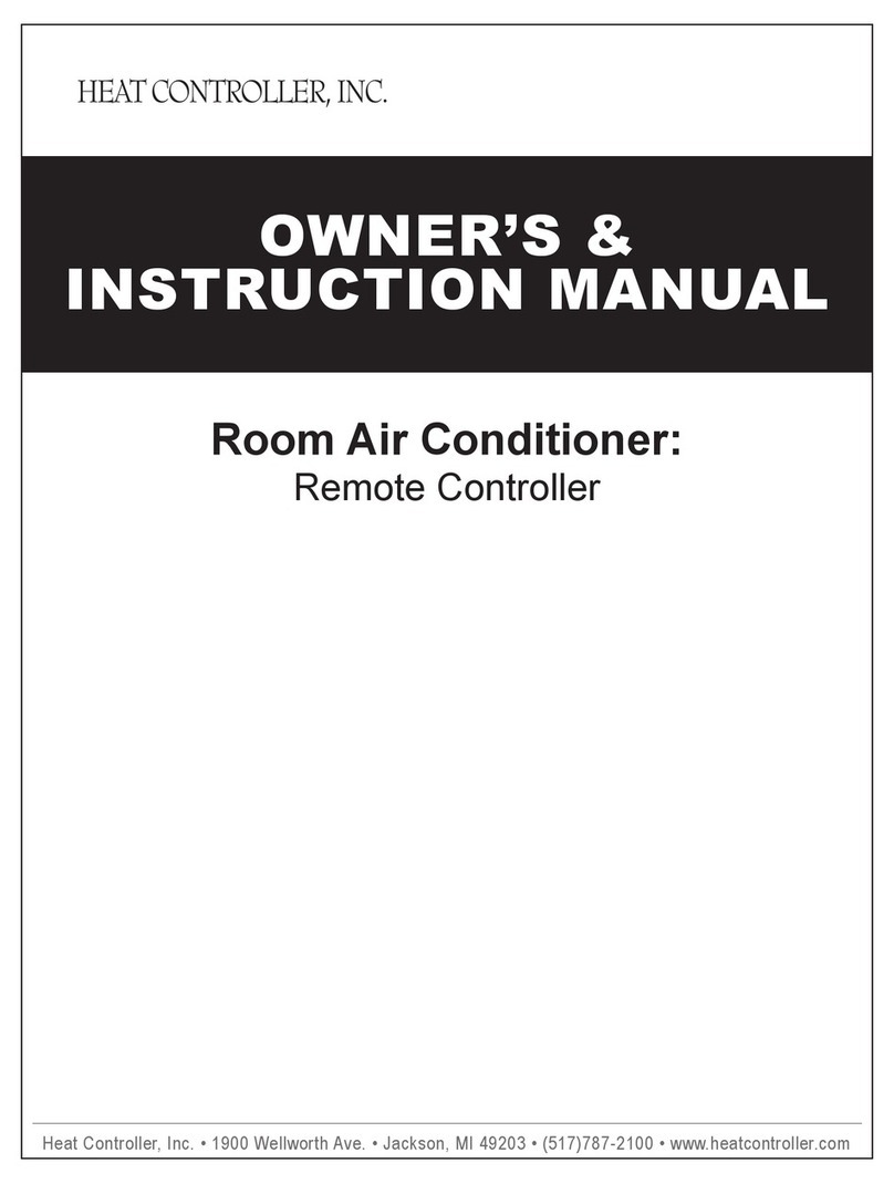 Heat Controller Room Air Remote Controller User manual