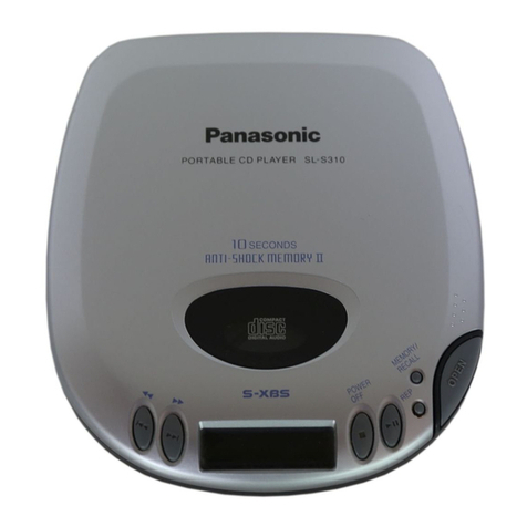 Panasonic SL-S310 User manual