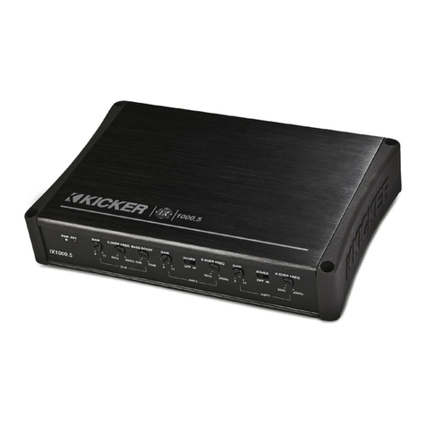 Kicker IX1000.5 User manual