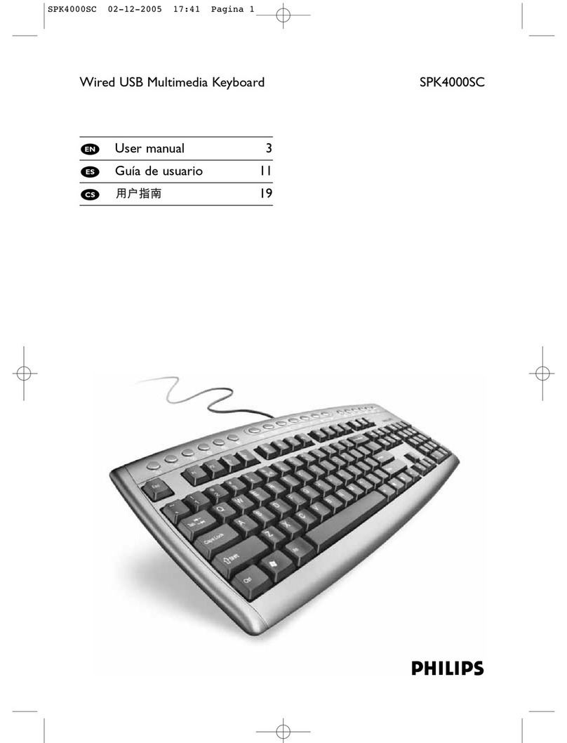 Philips SPK4000SC User manual Philips SPK4000SC User manual