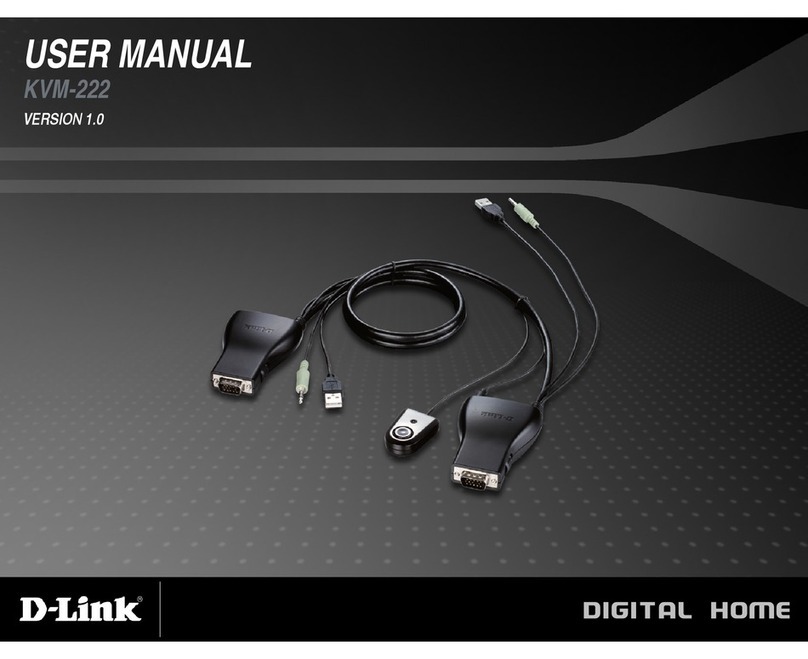 D-Link KVM-222 User manual D-Link KVM-222 User manual