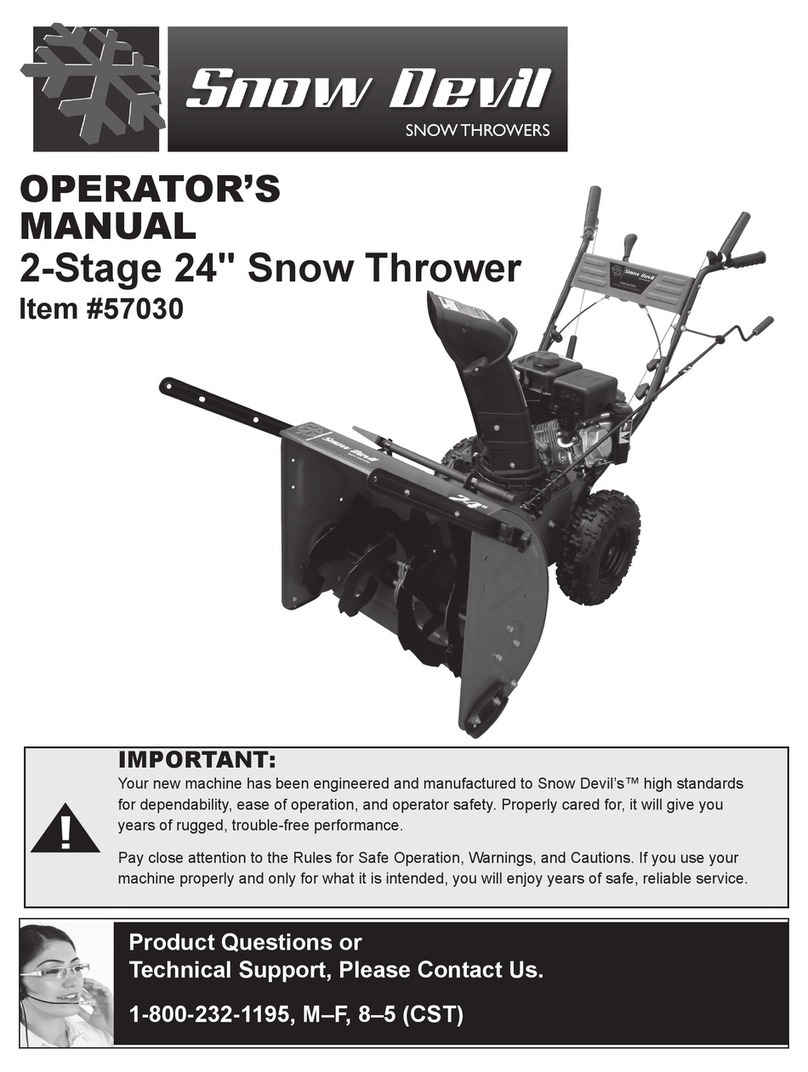 Snow Devil 57030 User manual