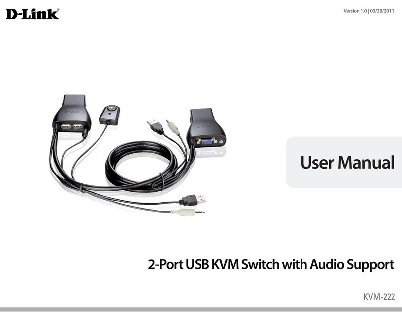 D-Link KVM-222 User manual