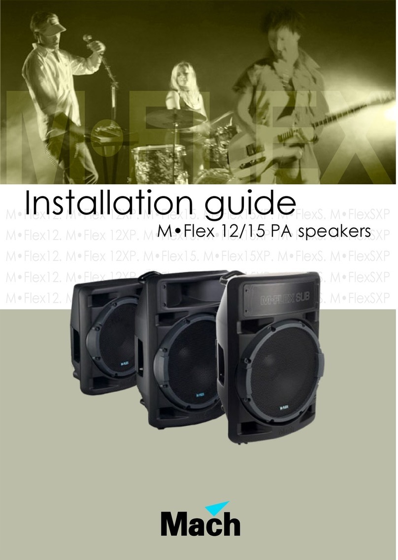 Mach M Flex 12 User manual