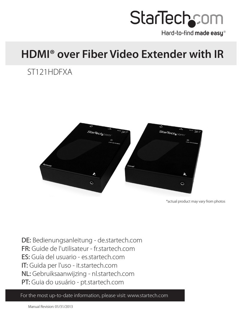 StarTech.com ST121HDFXA User manual