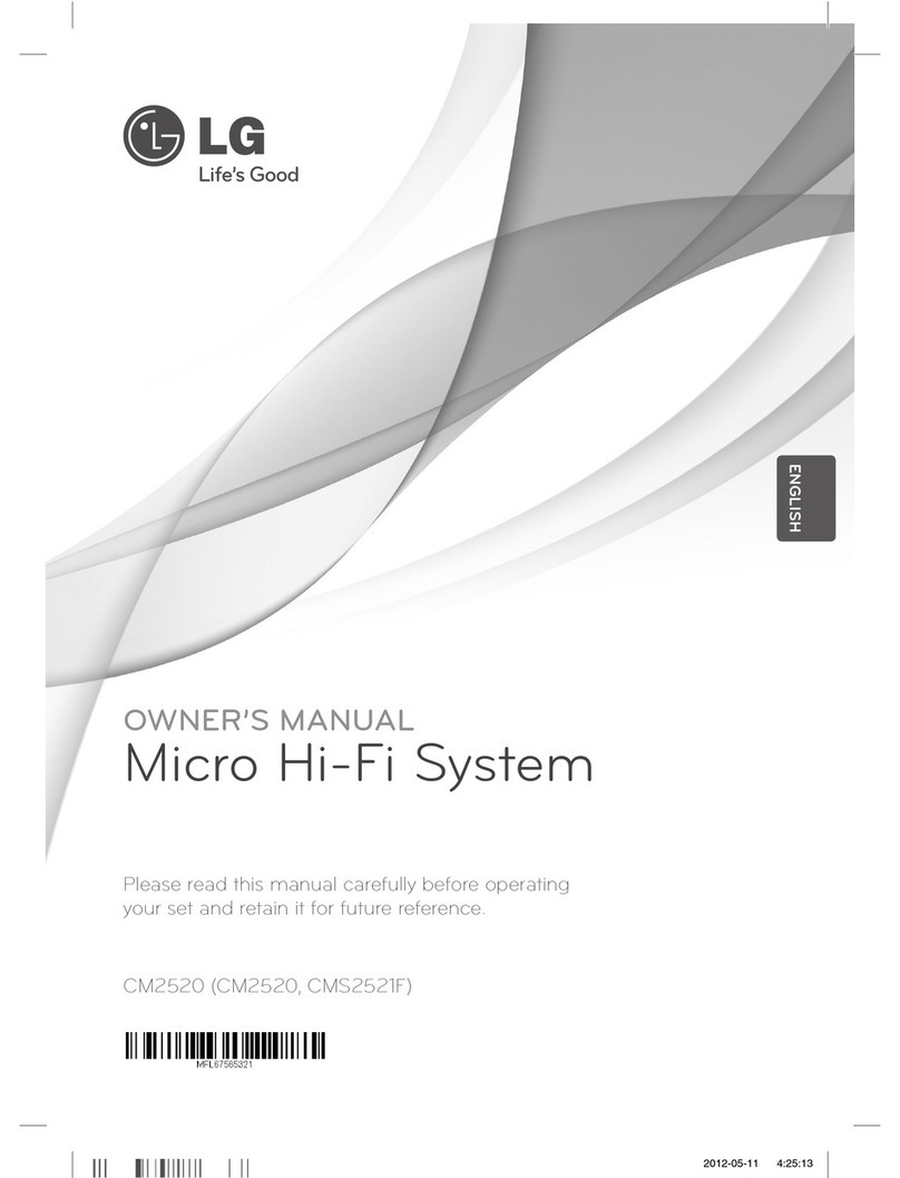 LG CMS2521F owner's manual