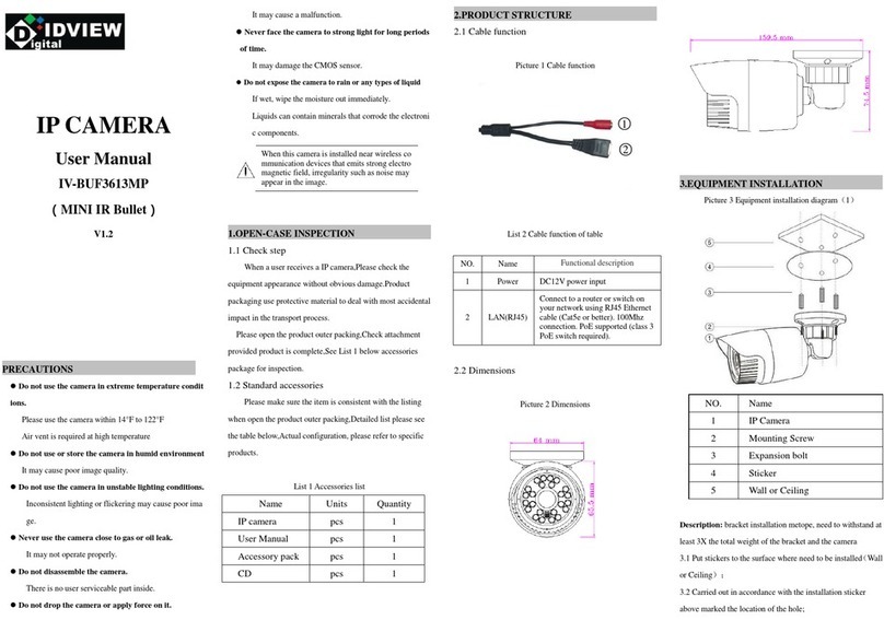 Idview Digital IV-BUF3613MP User manual