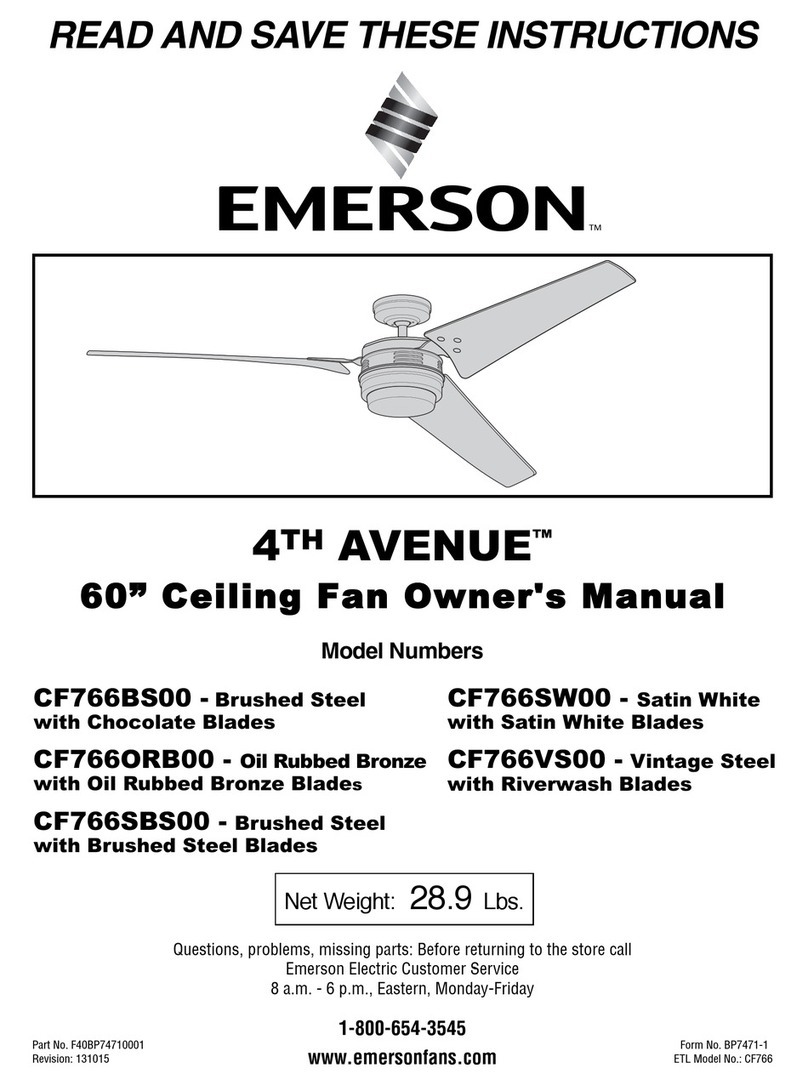 Emerson CF766BS00 owner's manual