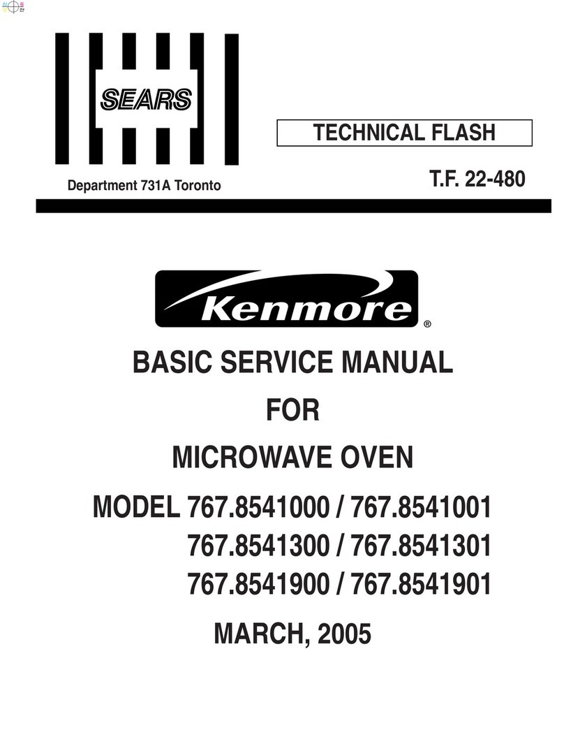 Kenmore 767.8541000 Service manual