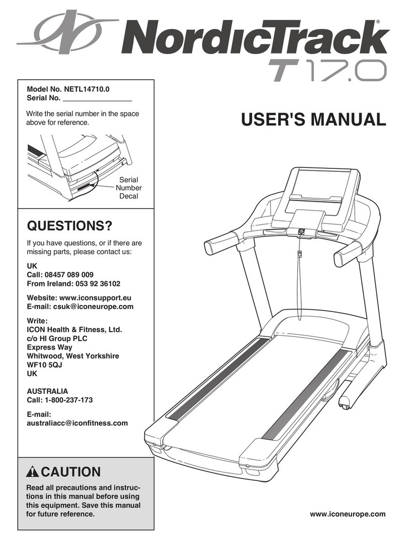 NordicTrack NETL14710.0 user manual