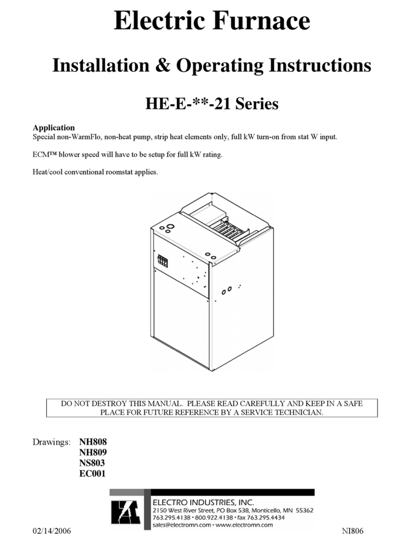 Electro Industries HE-E-**-21 Series Installation & operating instructions