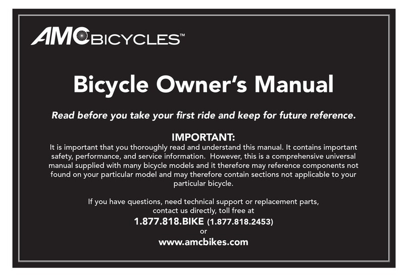 AMC Bicycle owner's manual