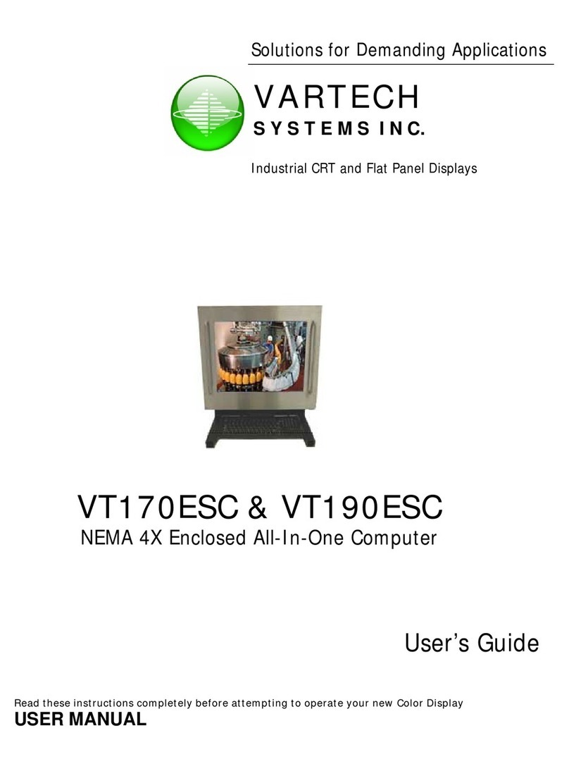 VarTech Systems VT170ESC user guide