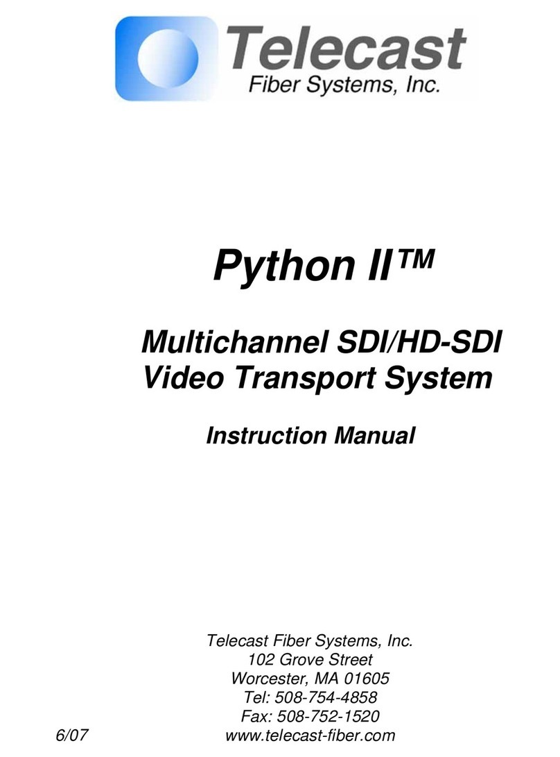 Telecast Python II instruction manual