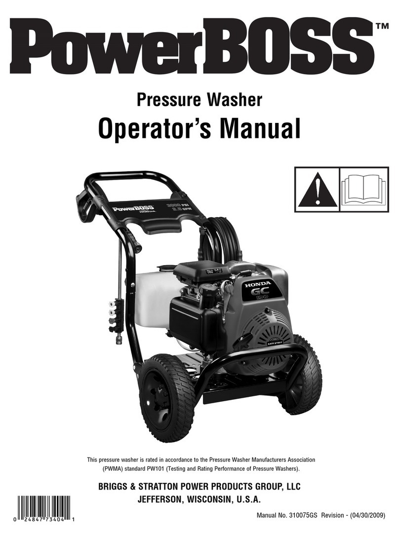 Briggs & Stratton PowerBoss User manual