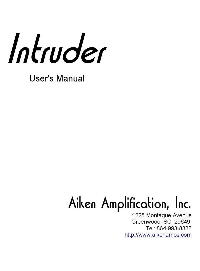 Aiken Amplification Intruder user manual