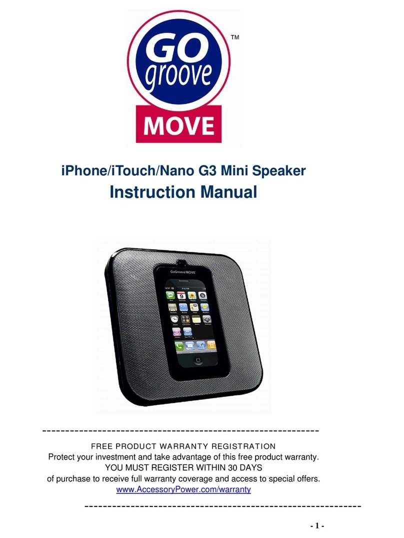 Accessory Power Go groove move instruction manual