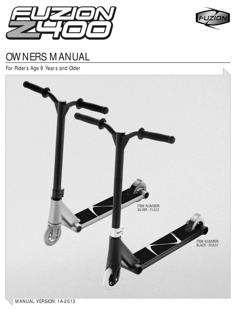 Fusion Z400 owner's manual