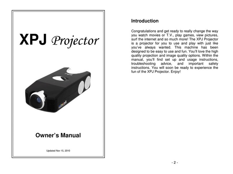 Lens Technology XPJ owner's manual