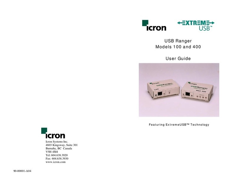 Icron 100 User manual