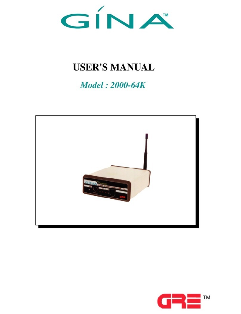 Gina 2000-64K user manual
