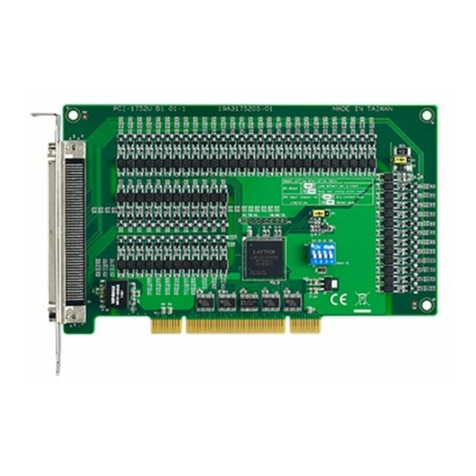 Advantech PCI-1752USO User manual Advantech PCI-1752USO User manual
