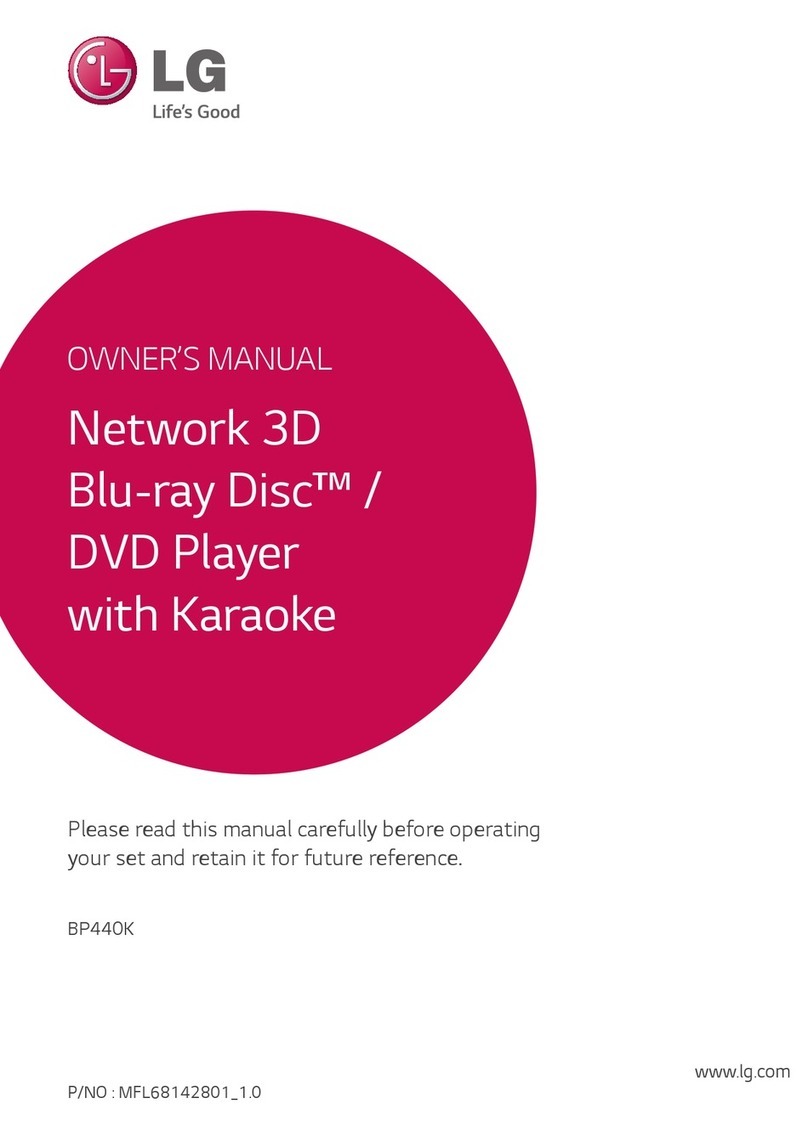 LG BP440K User manual