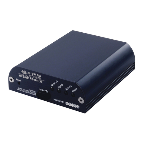 Sierra Wireless Airlink Raven XE HSPA User manual Sierra Wireless Airlink Raven XE HSPA User manual