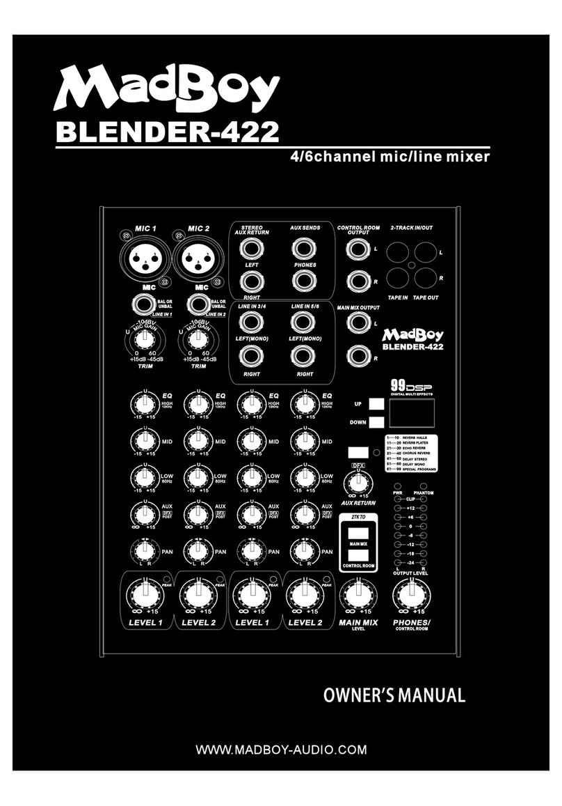 MadBoy BLENDER-422 User manual