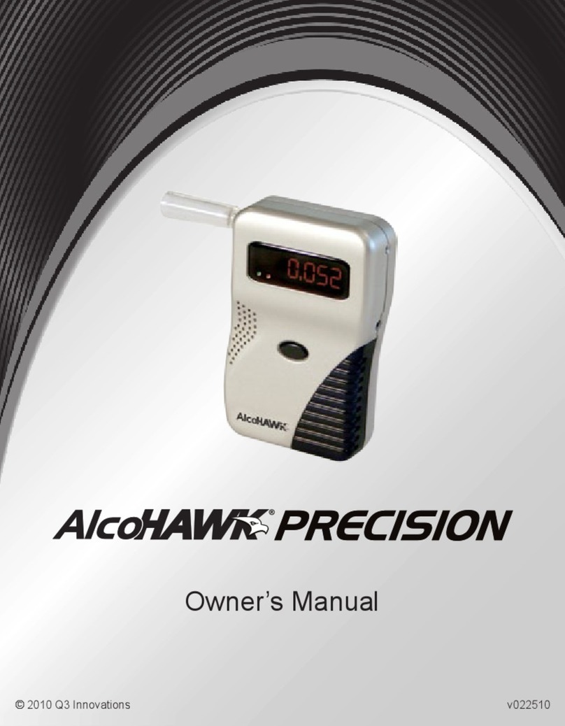 Q3 Innovations AlcoHAWK Precision owner's manual