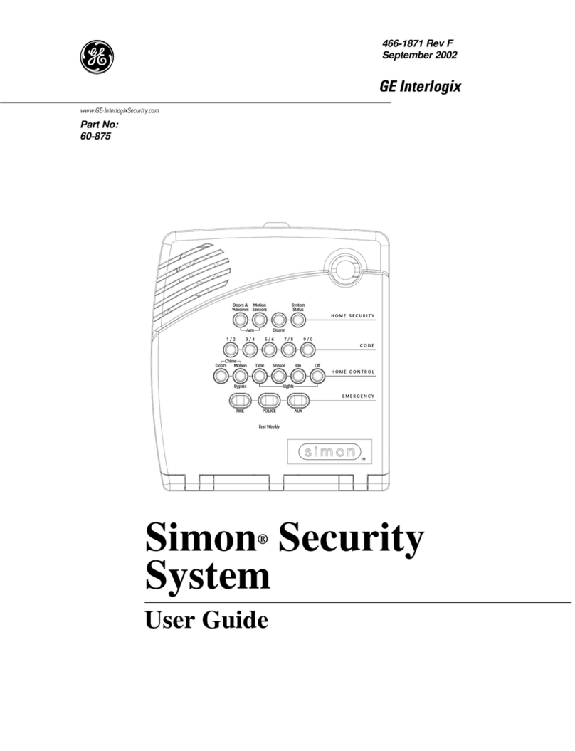 GE Interlogix Simon User manual