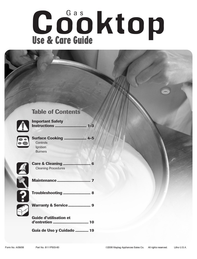 Maytag CGC1430ADW User manual Maytag CGC1430ADW User manual