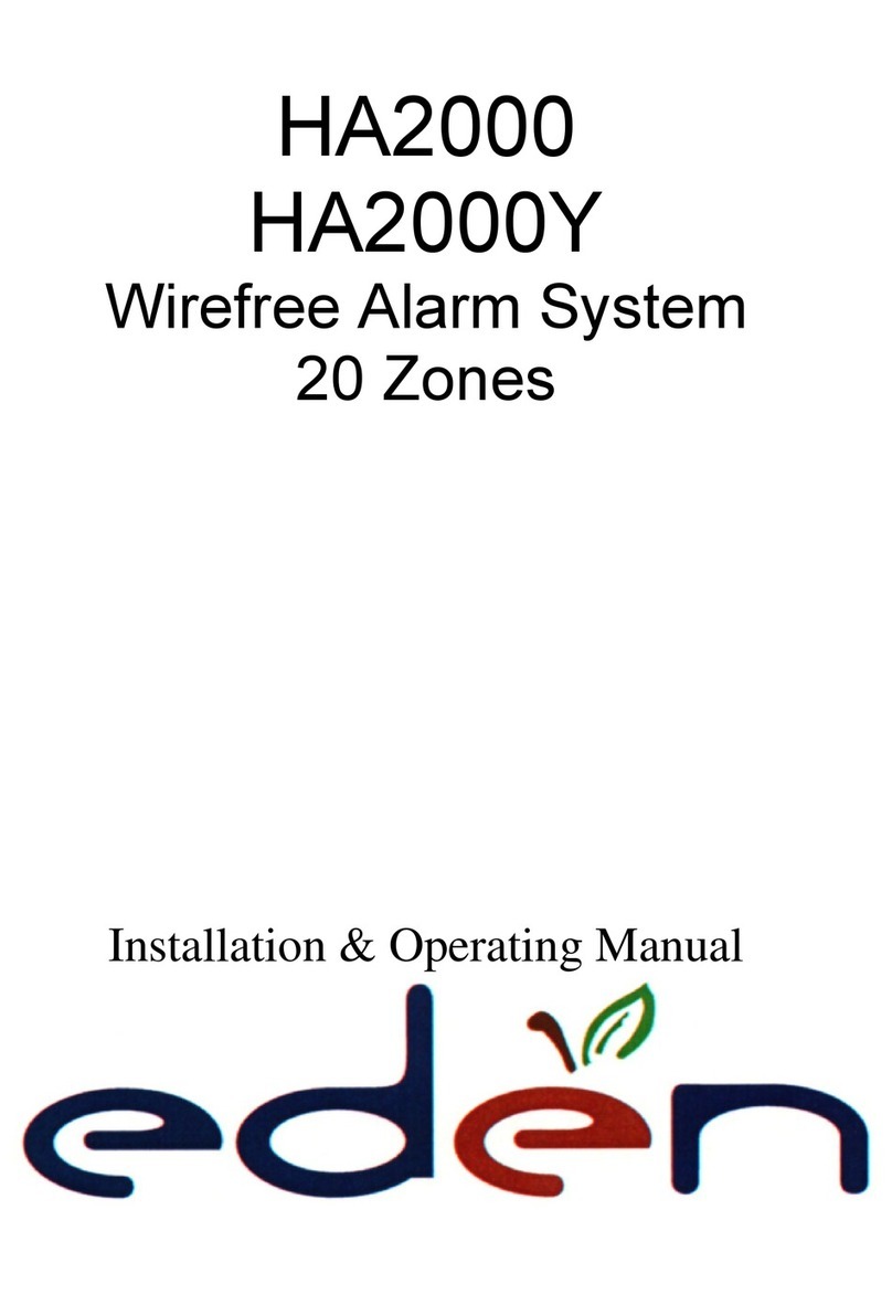 Eden HA2000 Installation & operating manual