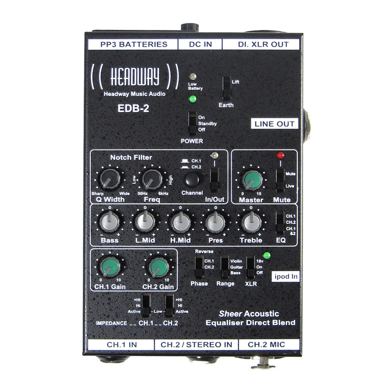 headway EDB-2 instruction manual