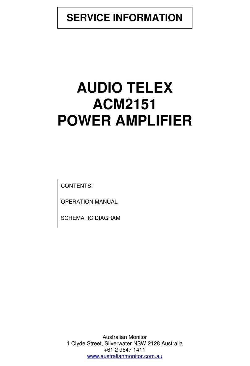 AUSTRALIAN MONITOR ACM2151 User manual