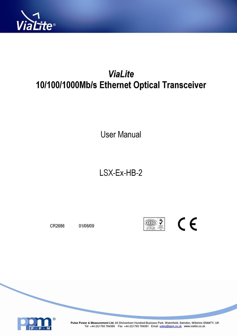 ViaLite LSX-Ex-HB-2 user manual
