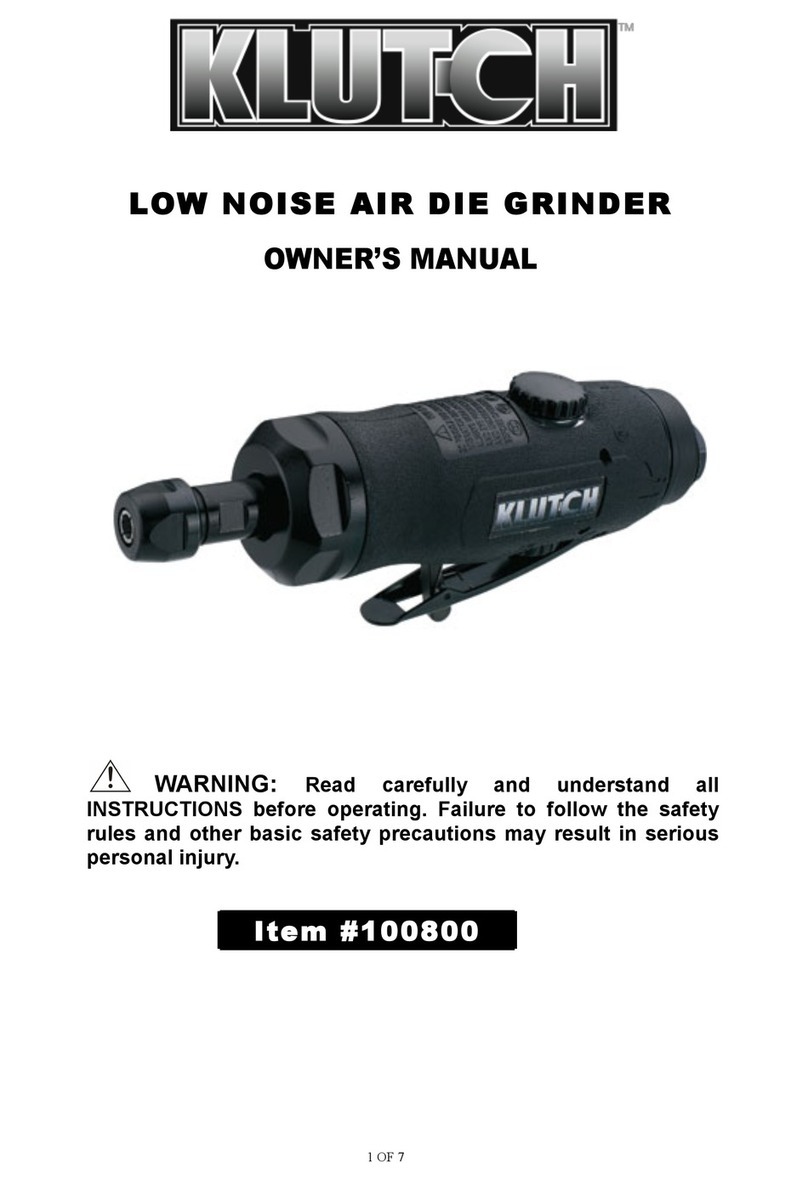 Klutch 100800 owner's manual