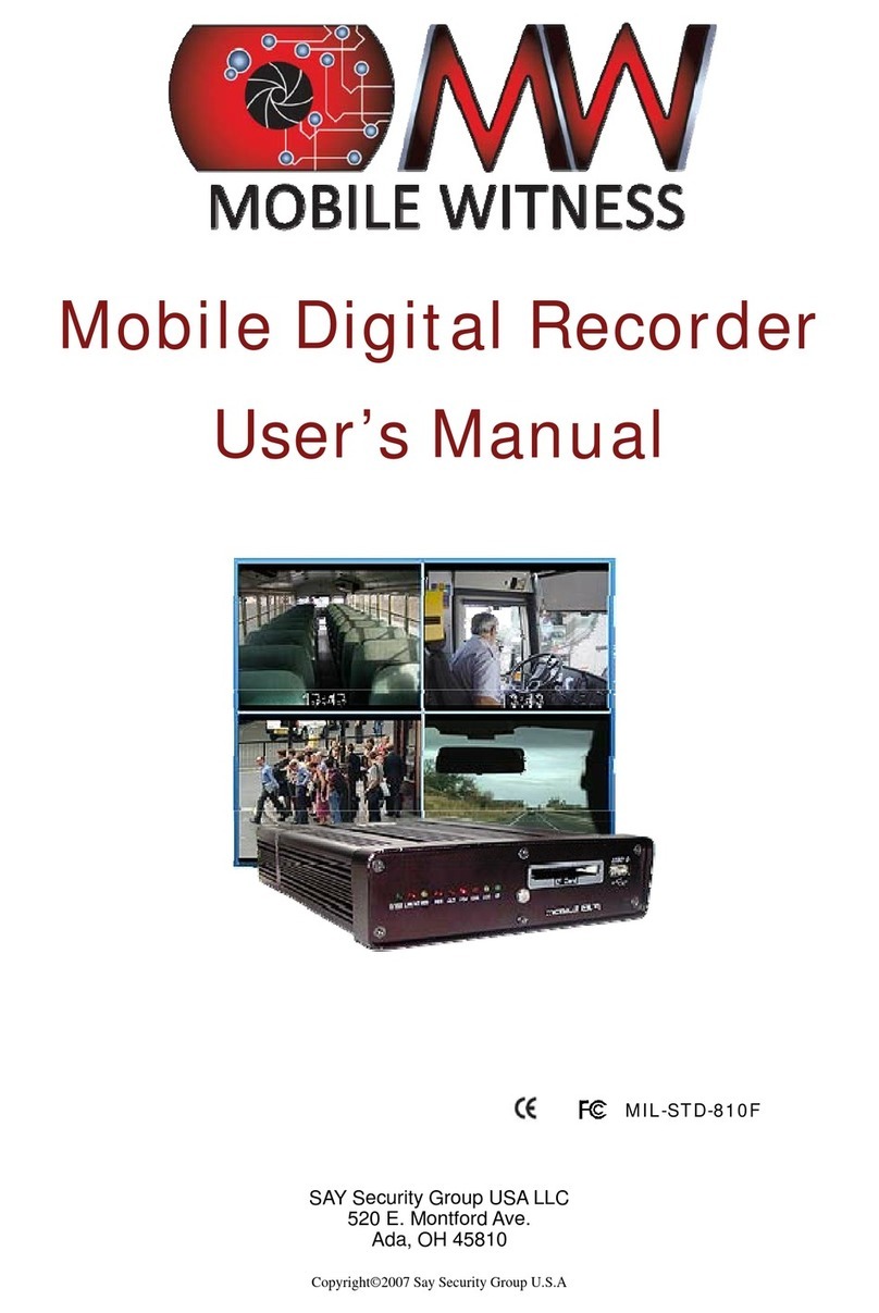SAY Security Group MIL-STD-810F user manual