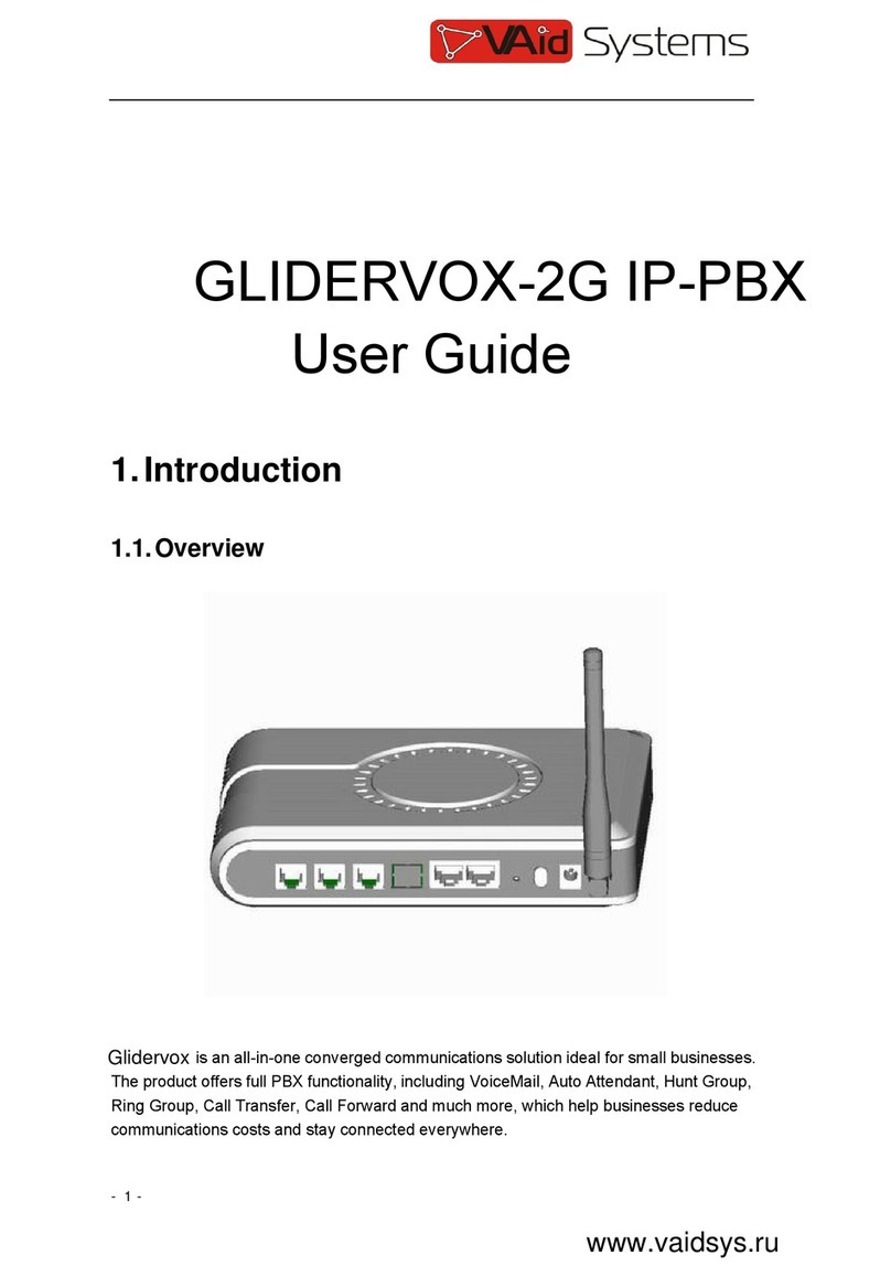 Vaid Systems Glidervox-2G user guide