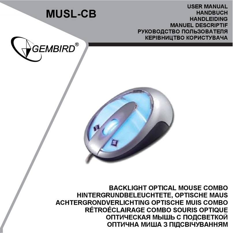 Gembird MUSL-CB User manual