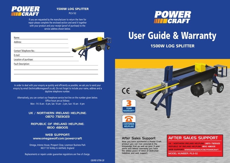 Power Craft PLS-52 User guide & warranty