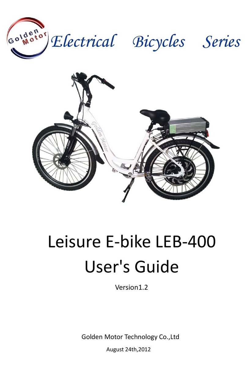 Leisure E-bike LEB-400 user guide