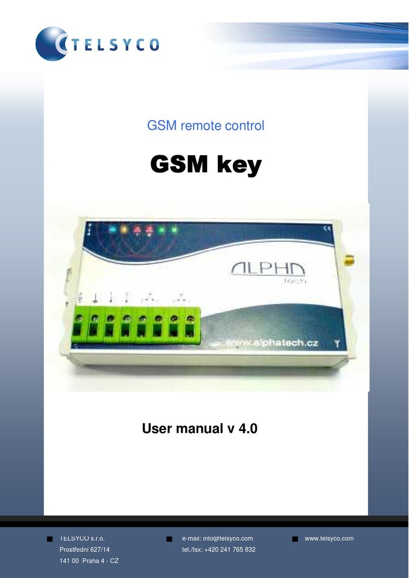 Telsyco GSM key user manual Telsyco GSM key user manual