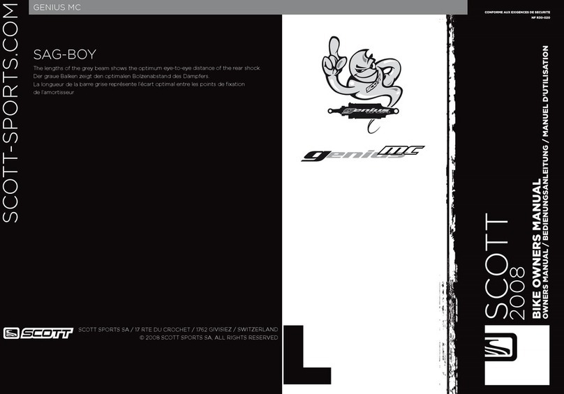 Scott Genius MC owner's manual