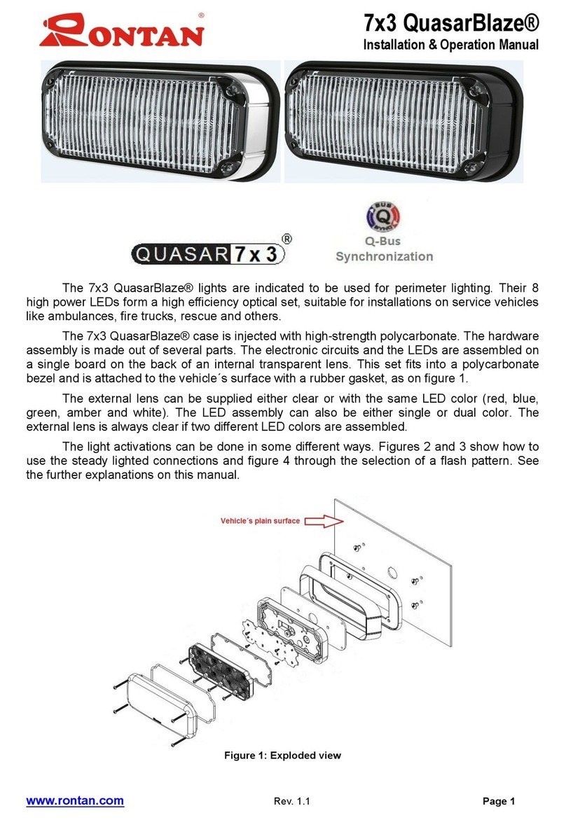 Rontan QuasarBlaze 7x3 Installation & operation manual