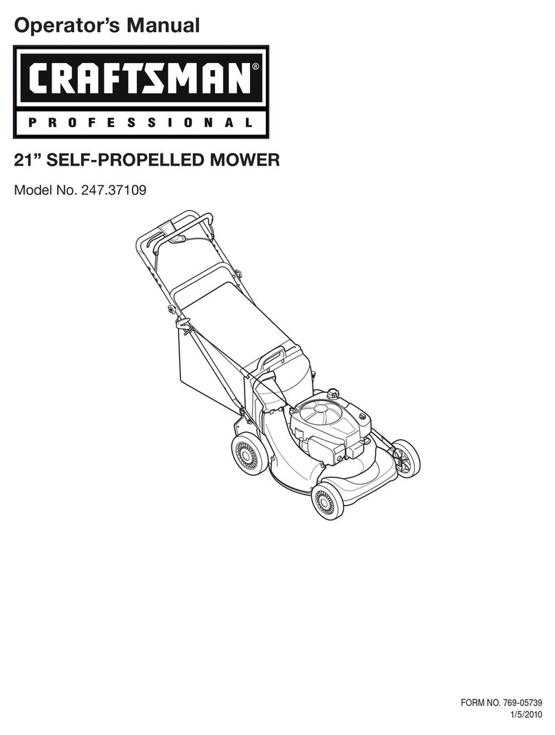 Craftsman 247.37109 Operator's manual Craftsman 247.37109 Operator's manual