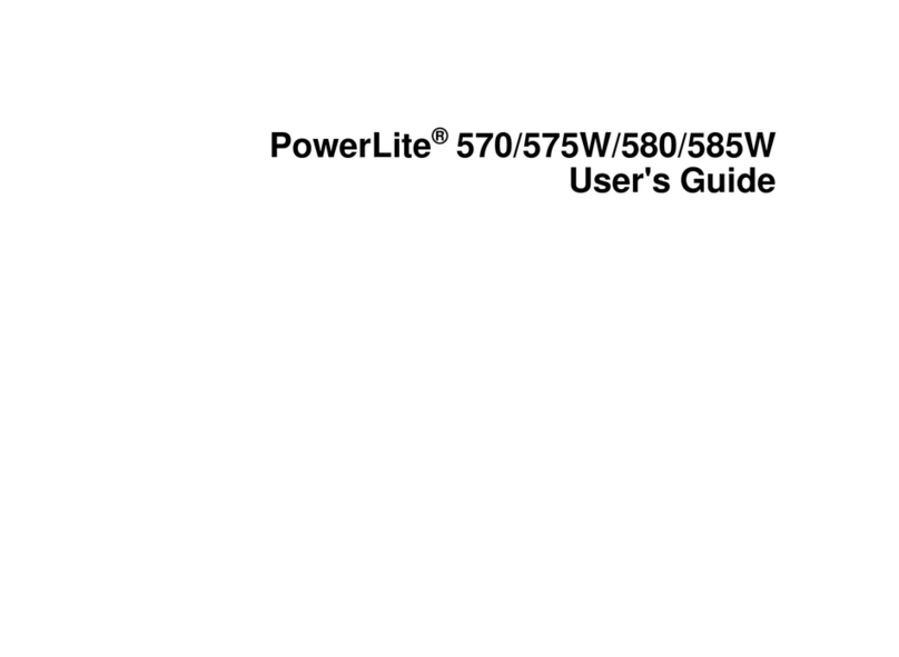 PowerLite 570 User manual