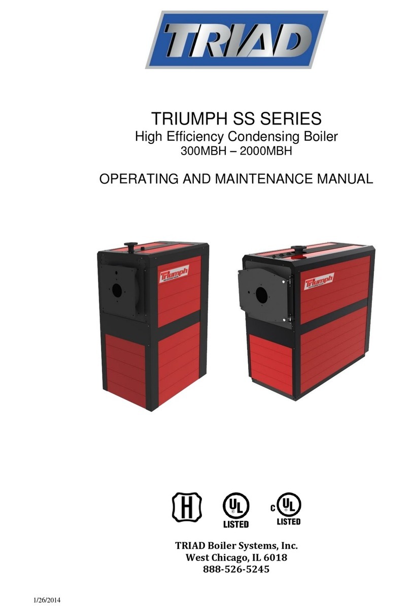Traid TRIUMPH SS SERIES Operating and maintenance manual