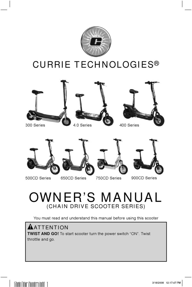 Currie tech 300 Series owner's manual